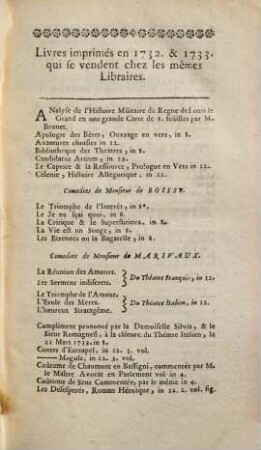 Oeuvres De Theatre De Mr. De Marivaux, 2