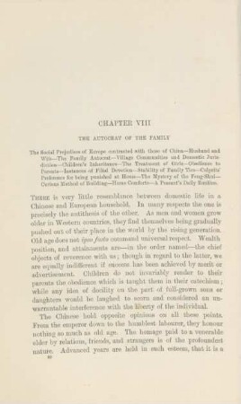 Chapter VIII. The autocrat of the family