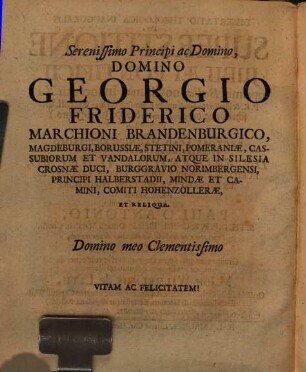 Diss. theol. inaug. de superstitione iubilaei pontificii, inprimis bullae novissimae Innocentii XII. P. R. ...