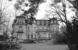 Baden-Baden: Schlosshotel Hahnhof; Parkansicht