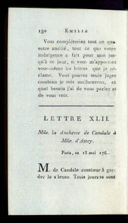 Lettre XLII.