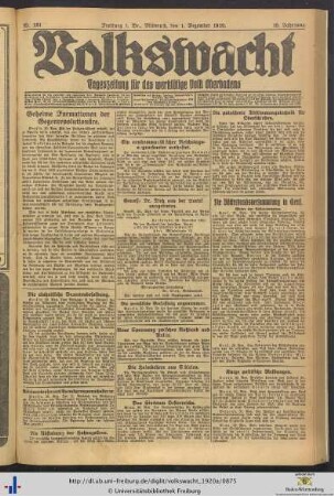 Nr. 281-306 (Dezember 1920)