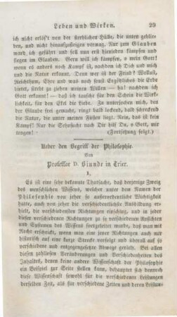 29-70 Ueber den Begriff der Philosophie