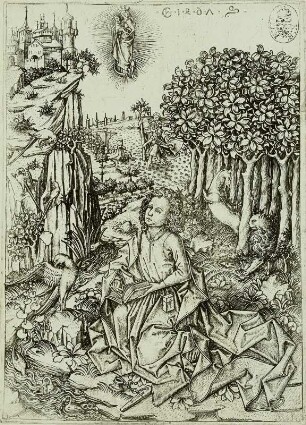 Der heilige Johannes auf Patmos