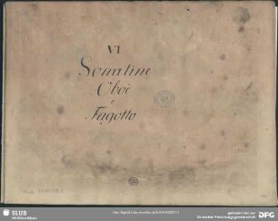 6 Sonatas - Mus.3480-Q-2 : ob, fag, cemb