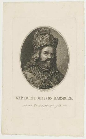Bildnis des Kaiser Rudolph von Habsburg