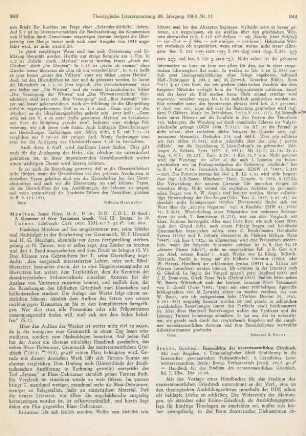 843-844 [Rezension] Moulton, James Hope, A Grammar of New Testament Greek ; Vol. III: Syntax