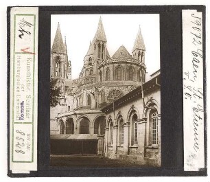 Caen, St. Etienne: Aussenansicht von Südosten (Stoedtner-Nr. 59072)