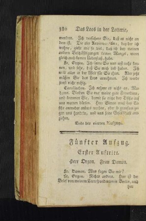Fünfter Aufzug.