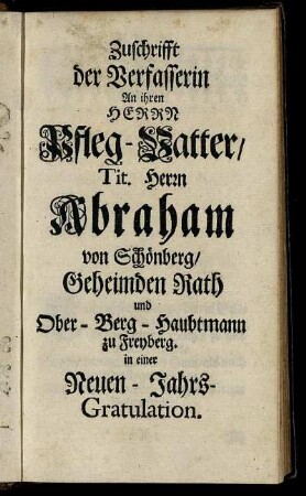 Zuschrifft der Verfasserin ...