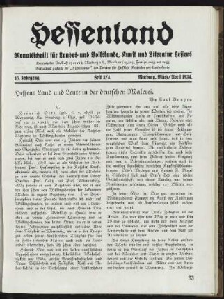 Heft 3/4, März/April 1934