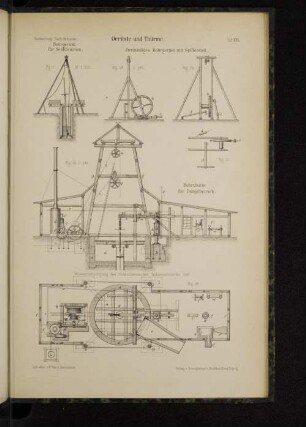 Taf. XVI. Gerüste und Thürme.