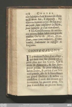 Conte Gaulois.