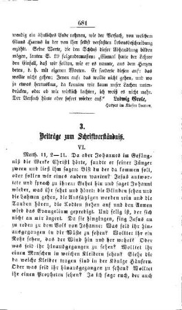 Beiträge zum Schriftverständniß