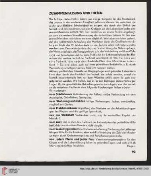 Zusammenfassung und Thesen