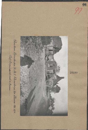 Péronne Okt. 1914: Dorf Becquincourt westl. v. Péronne