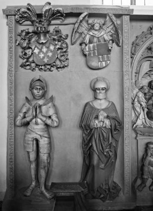 Doppelgrabmal für Hans von Dalberg (gestorben 1531) und Katharina von Kronberg (gestorben 1510)
