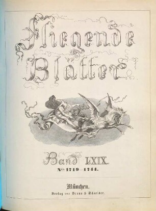Fliegende Blätter. 69 = Nr. 1719 - 1744. 1878