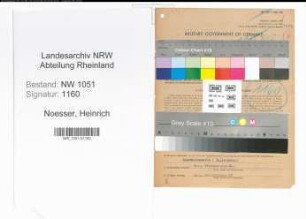 Entnazifizierung Heinrich Noesser , geb. 13.09.1893 (Kaufmann)