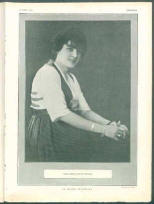 La mujer argentina. : Señora María Luisa de Mattaldi