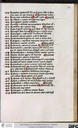 Recordari gedencken scilicet ea que retri sunt et preterita iterum ad cor reducere.