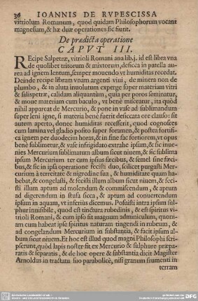 De praedicta operatione CAPUT III.