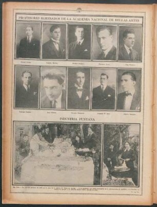 Profesores egresados de la Academia Nacional de Bellas Artes