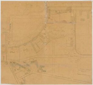 Thiersch, August ; München; Schloss und Umgebung - Lageplan