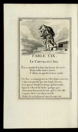 Fable CIX [CXIX]. Le Cheval Et L'Ane.