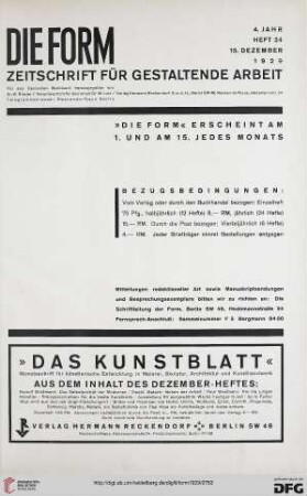Heft 24 (15. Dezember 1929)