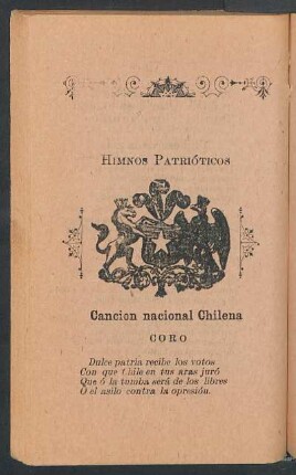 Canción nacional chilena