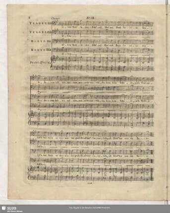 No. 3 Choral: Allein Gott in der Höh' sey Ehr