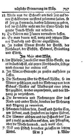 Im Majo oder Mäy.
