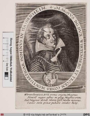 Bildnis Magnus, Herzog zu Württemberg