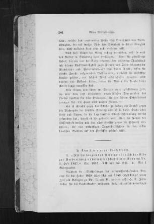 2) Neue Literatur zur Landeskunde.