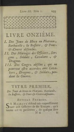 Livre onziéme.