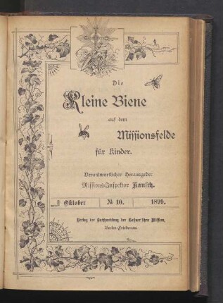 Oktober N° 10. 1899