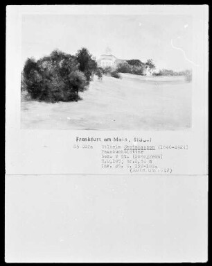 Landschaft mit dem Faniteum bei Wien