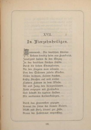 XVII. In Vierzehnheiligen.
