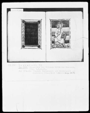 Evangeliar mit Capitulare der Äbtissin Hitda — Johannes, Folio 172recto