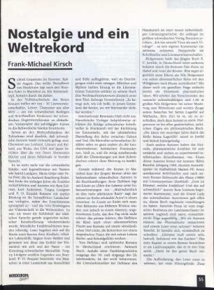 Nostalgie und ein Weltrekord