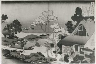 Landleben : Landleben. Farbholzschnitt; 247 x 357 mm (vor 1849; K.Hokusai). Dresden: Kupferstich-Kabinett 127-1897-773
