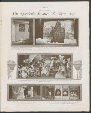 Un espectáculo de arte: "El Pájaro Azul" [de Alemania]