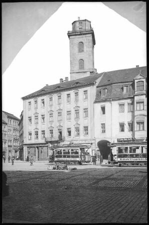Zittau. Markt mit Johannisturm
