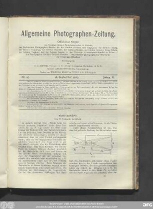Nr. 25. 18. September 1903. Jahrg. X.