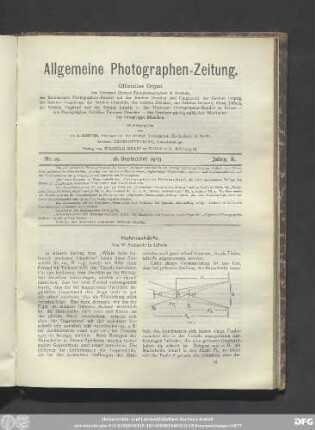 Nr. 25. 18. September 1903. Jahrg. X.