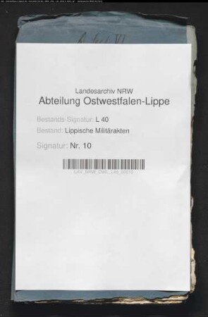 Suppliken um Zahlung des ausstehenden Soldes der abgedankten Lemgoer Soldaten