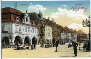 Komotau. Markt
