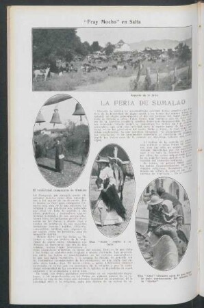 La feria de Sumalao : "Fray Mocho" en Salta