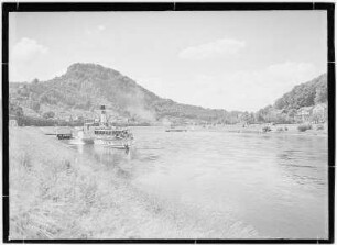 Am Königstein mit Schiff